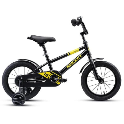 Велосипед двухколёсный 14 Rocket Gloss 14.GLOSS.BK.25 чёрный 01